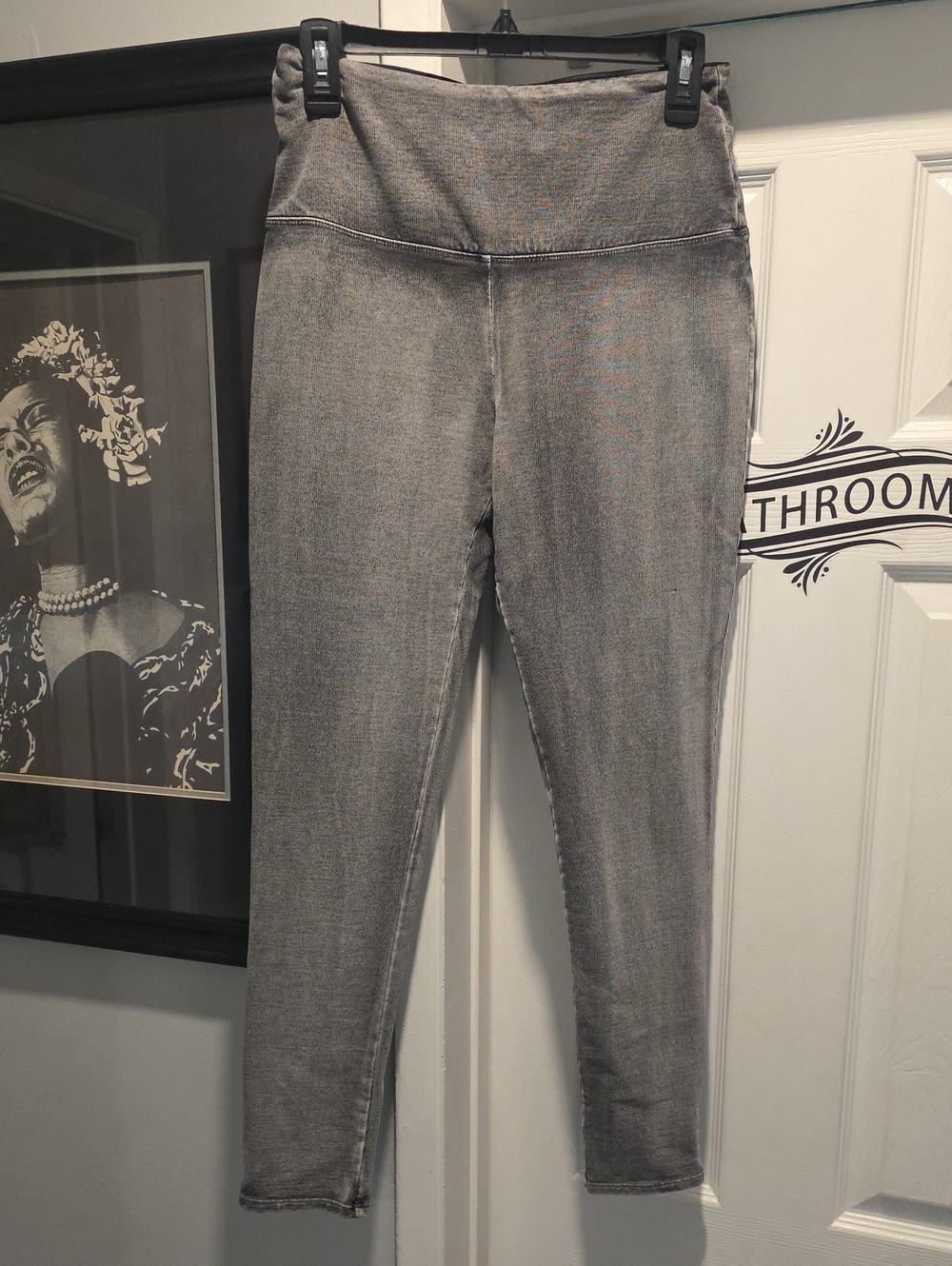 Nicole Miller Heather Gray High-Waist Leggings